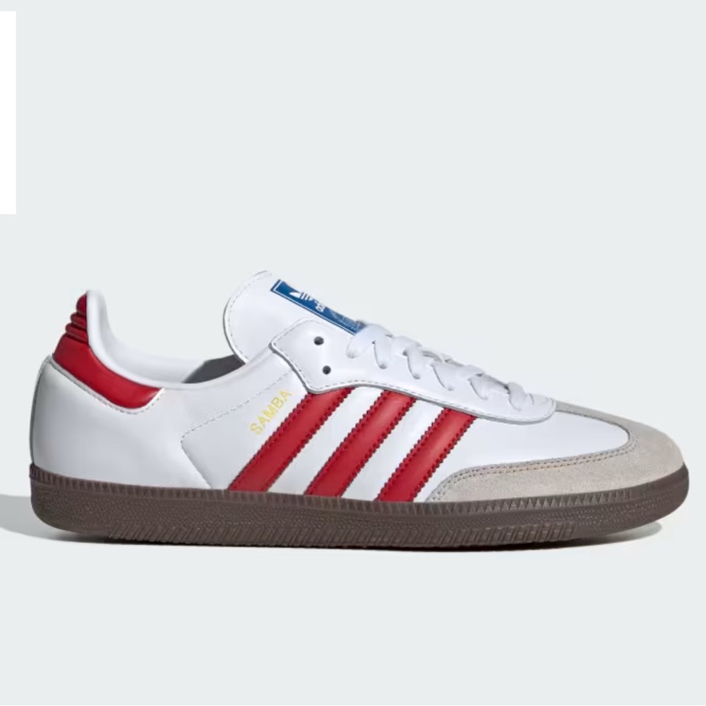 adidas Samba Sneakers White Red Gray